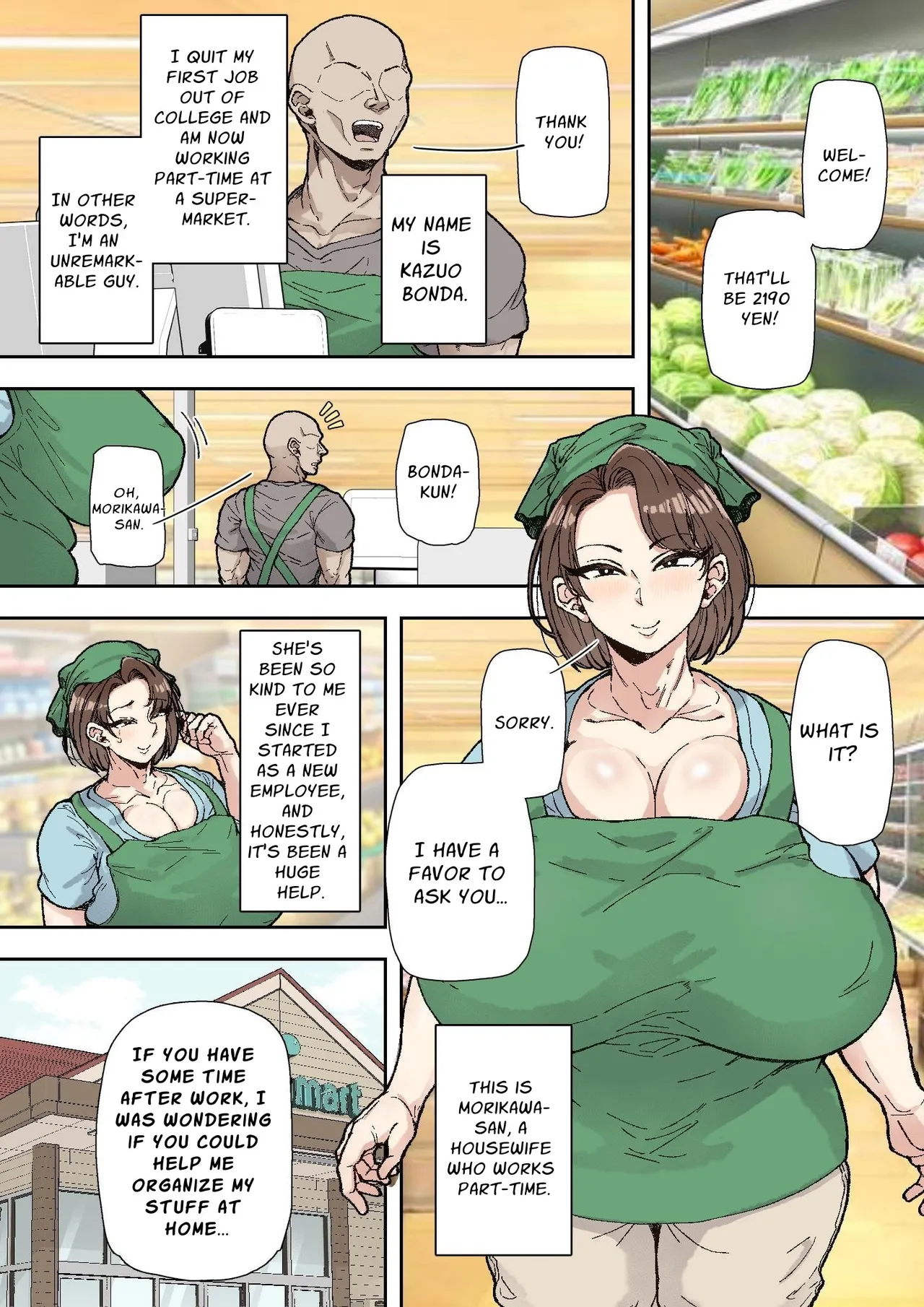 Minako Morikawa  Easily Falls to the Big Dick Guy at Work page 2 full