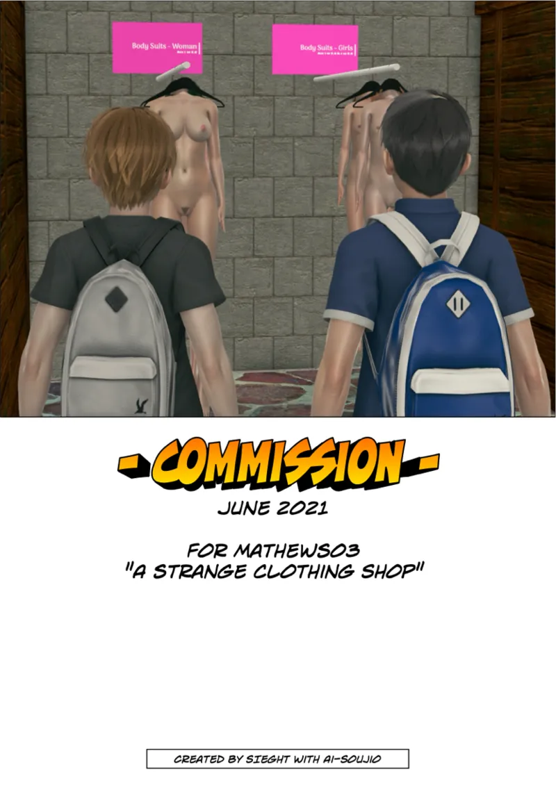 A Strange Clothing Shop page 1 full