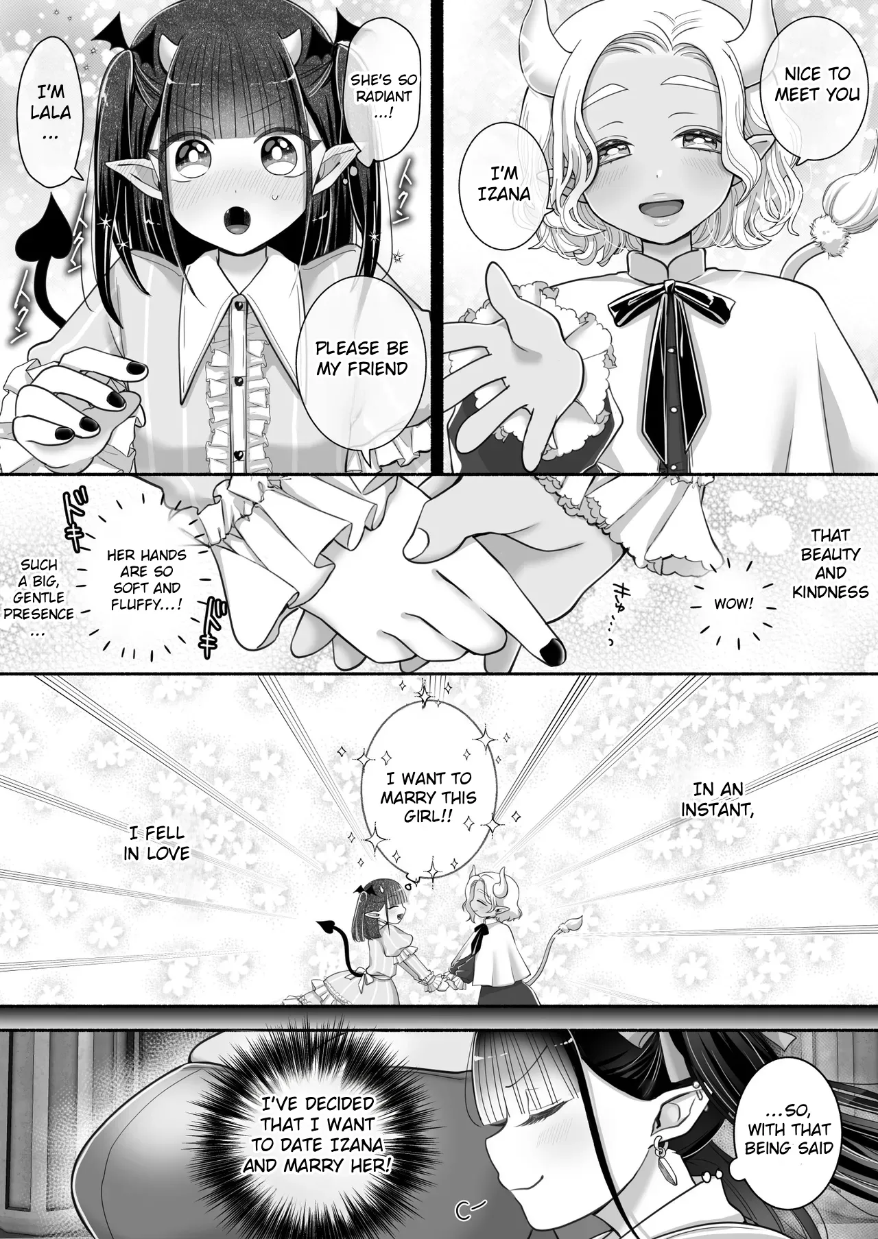 Yuri de Succubus! 3 ~Hey, I want to be more than just childhood friends~ page 3 full