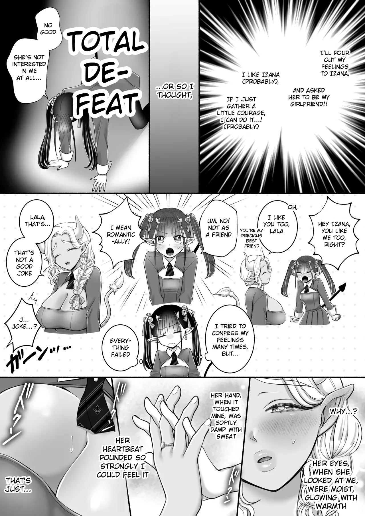 Yuri de Succubus! 3 ~Hey, I want to be more than just childhood friends~ page 9 full