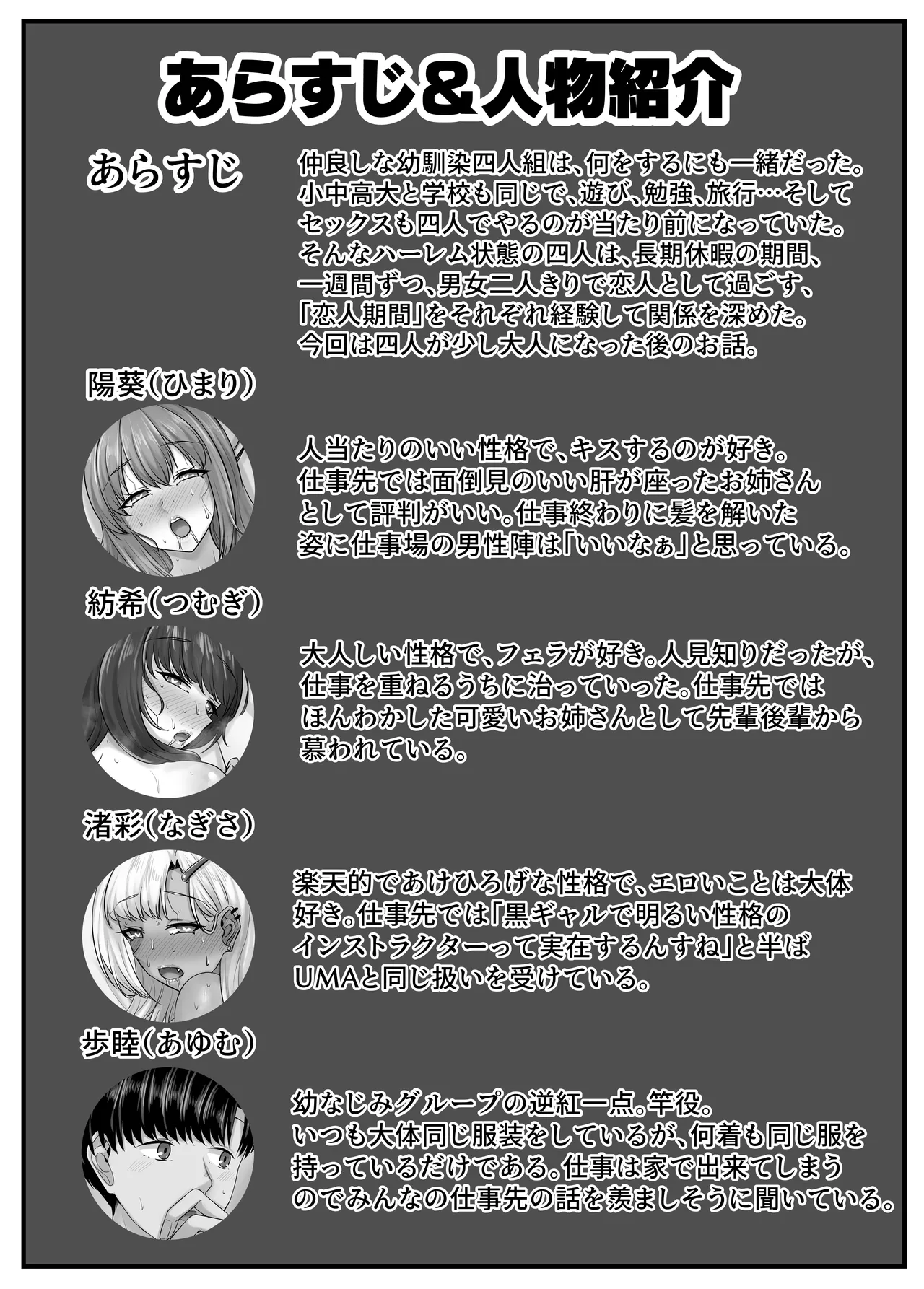 Osananajimi Harem kara Hajimaru Koibito Seikatsu ~Osananajimi Sannin ni Sorezore Seishi ga Kareru Made Nakadashi Tsukushite kodzukuri koubi shita Isshuukan~ page 3 full