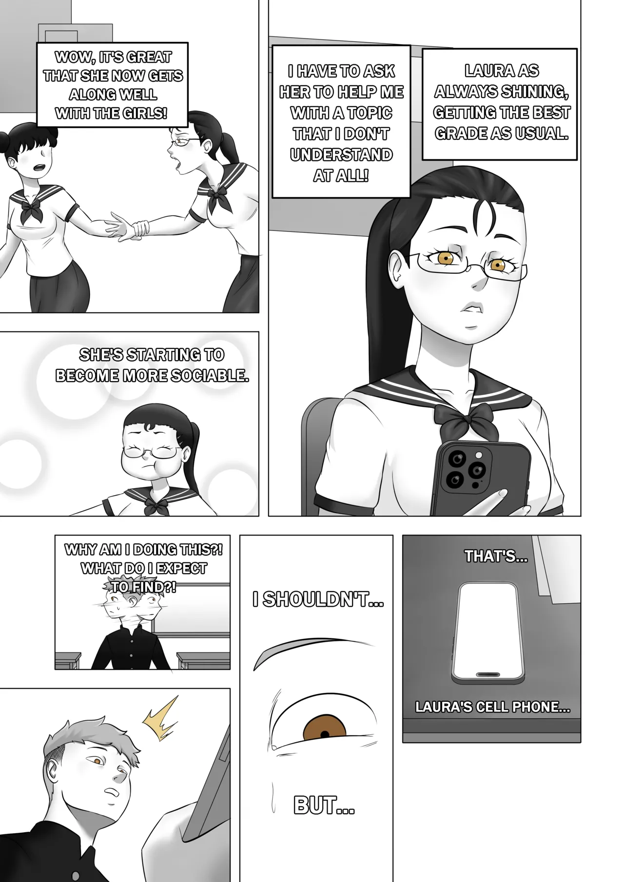 THE DILIGENT CLASS GIRL page 2 full