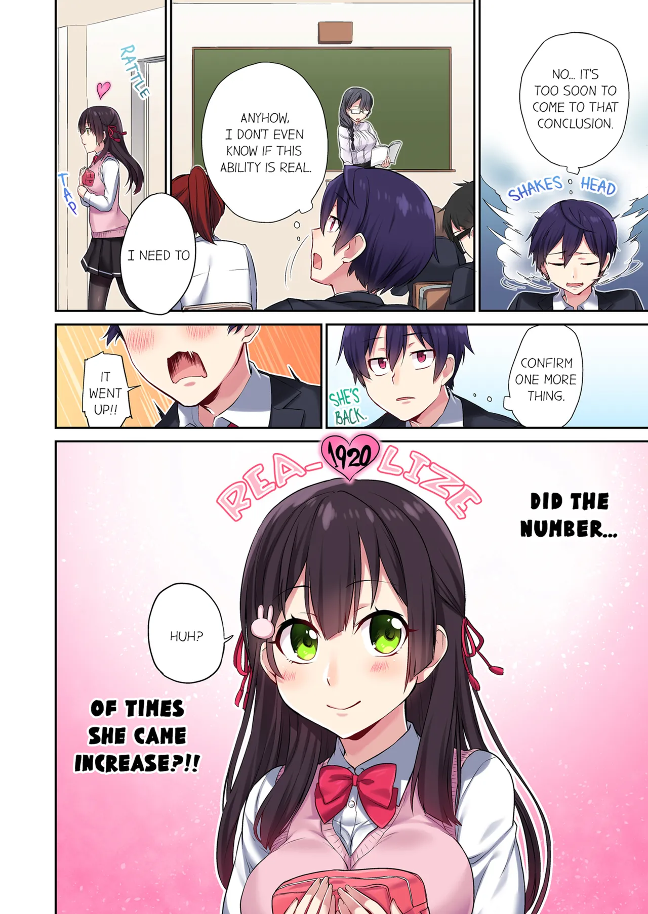 Committee Chairman, Didn't You Just Masturbate In the Bathroom? I Can See the Number of Times People Orgasm Vol. 1-11 page 10 full