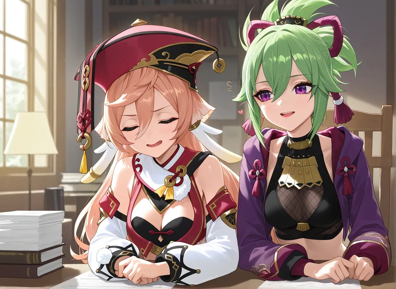 2025-11-13 Shinobu x Yanfei   RAMETAKI  AI GENERATE page 3 full