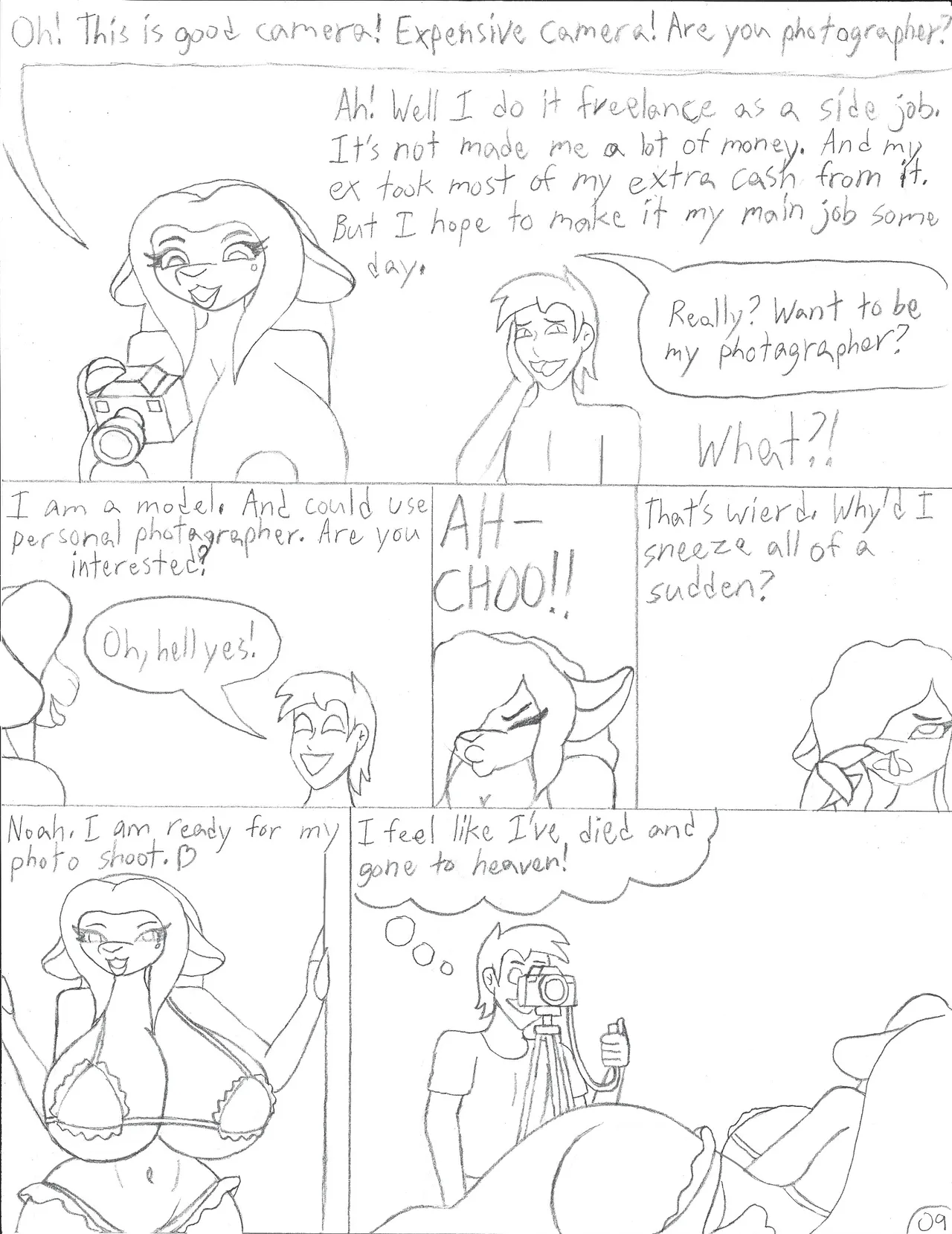 A Gross Overreaction + Isekai  Sketch Comic page 10 full