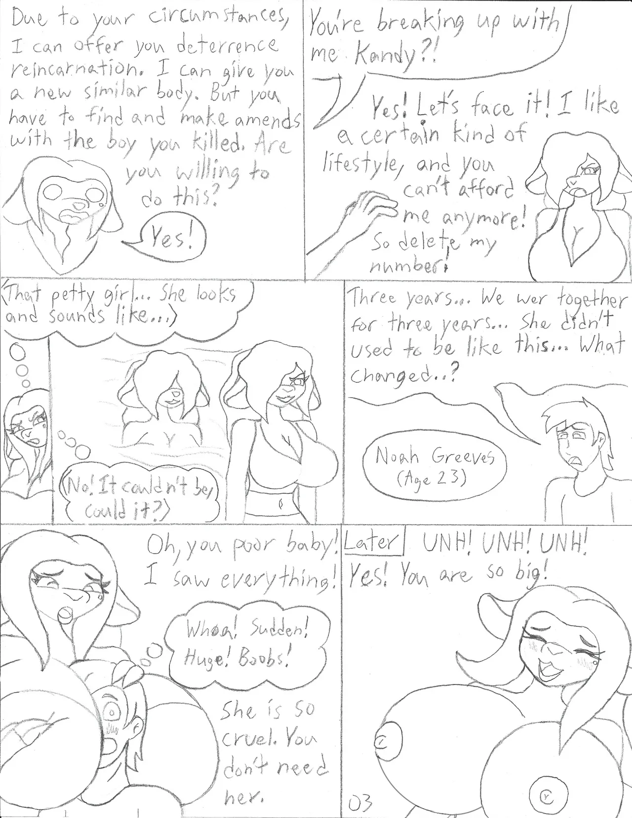 A Gross Overreaction + Isekai  Sketch Comic page 4 full