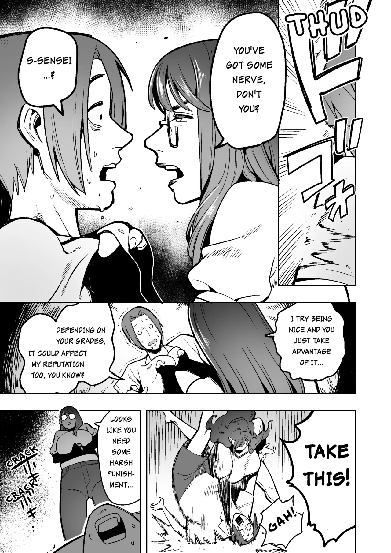 Scat Punishment from My Lewd, Big-Butt Sadistic Tutor page 4 full