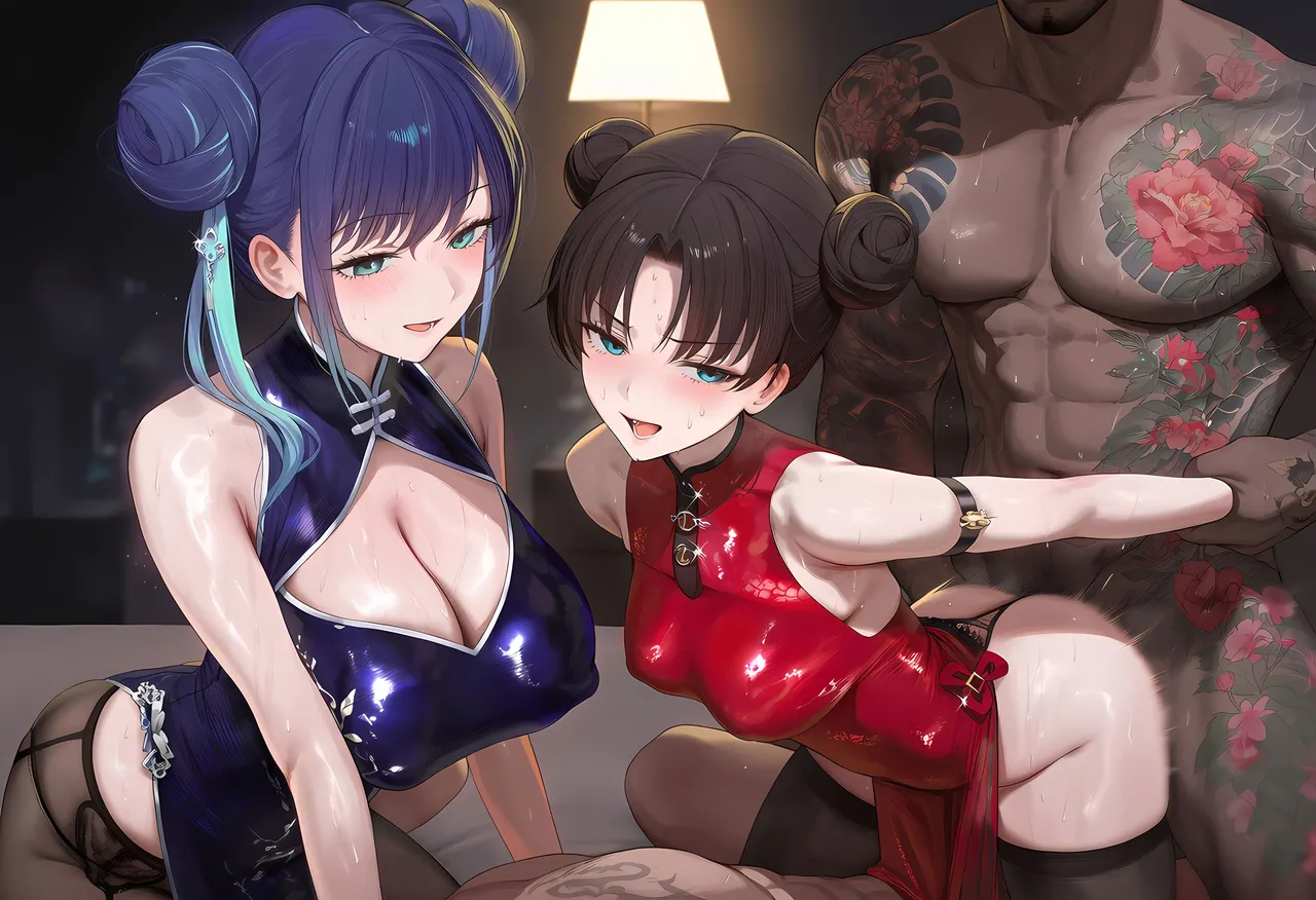 Akane Kurokawa x Rin Tohsaka China Dress page 4 full