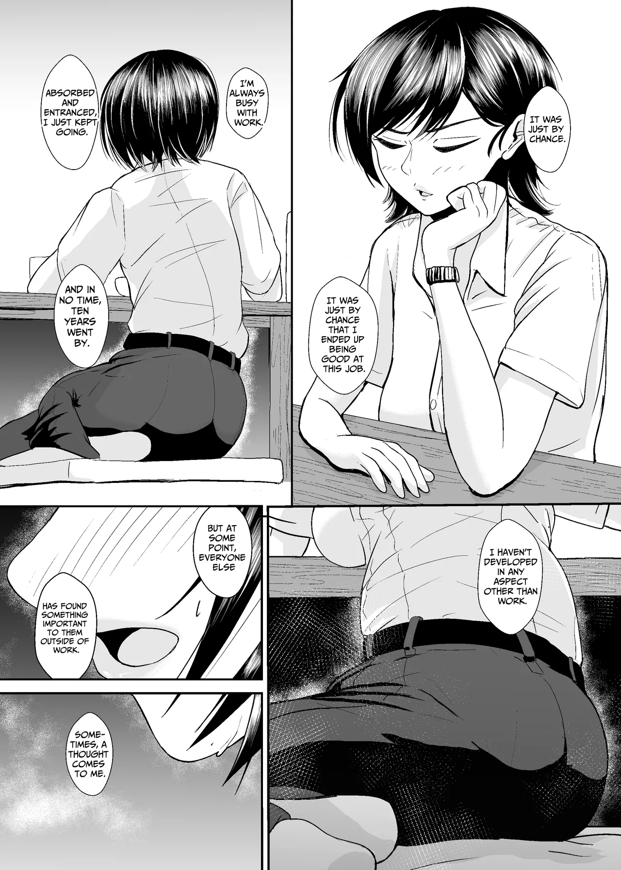 Unmei no Hito ~Barikyari Zyoshi no Zeccho Haisetsu~ - Foul Mate ~Career Woman's Orgasmic Defecation~ page 9 full