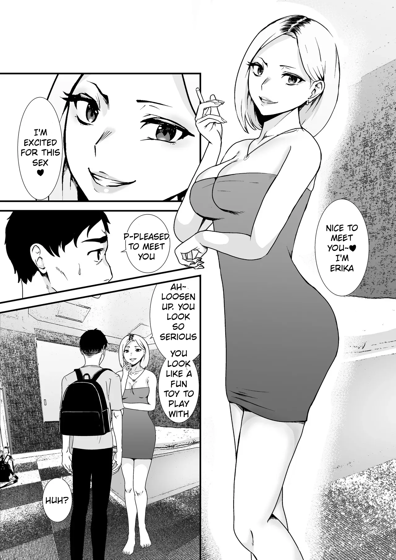 Fuufu Koukan Matching Appli ~DQN na Hitozuma ni Nakadashi Houshi~ page 8 full