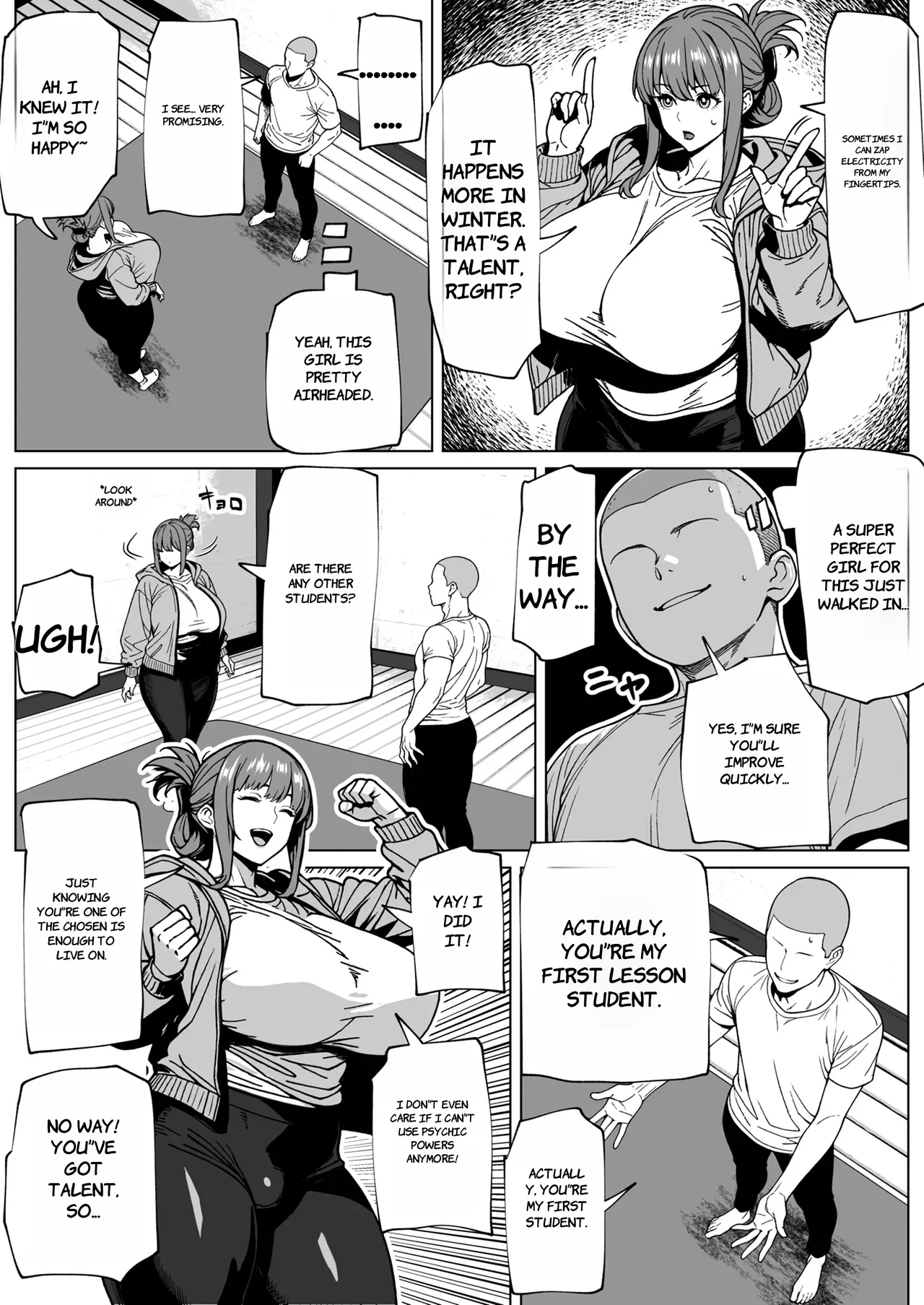 Futanari Chounouryoku Kaihatsu Lesson - English page 4 full