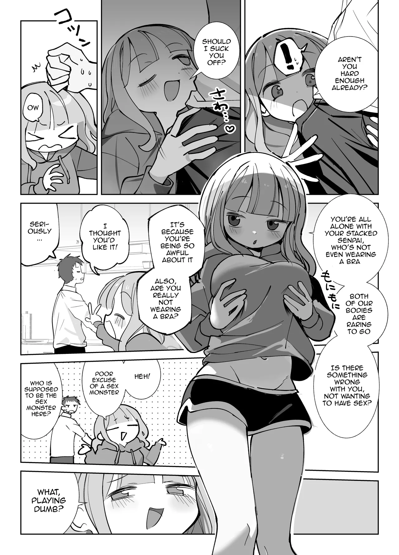 Nama Onaho Senpai /  Raw Onahole Senpai -The Horny Senpai Provokes Her Kouhai And He Fucks Her Brains Out And Cums Over And Over page 10 full