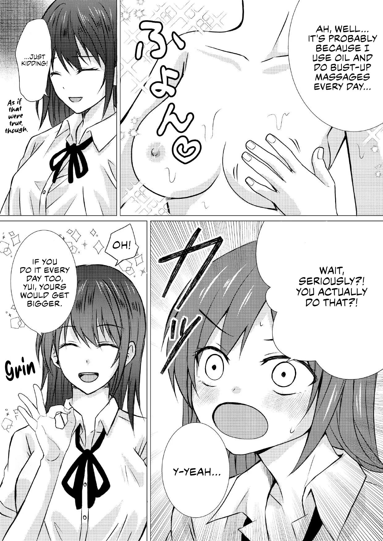 Doukyuusei to Ecchi na Les Massage | Erotic Lesbian Massage with a Classmate page 6 full