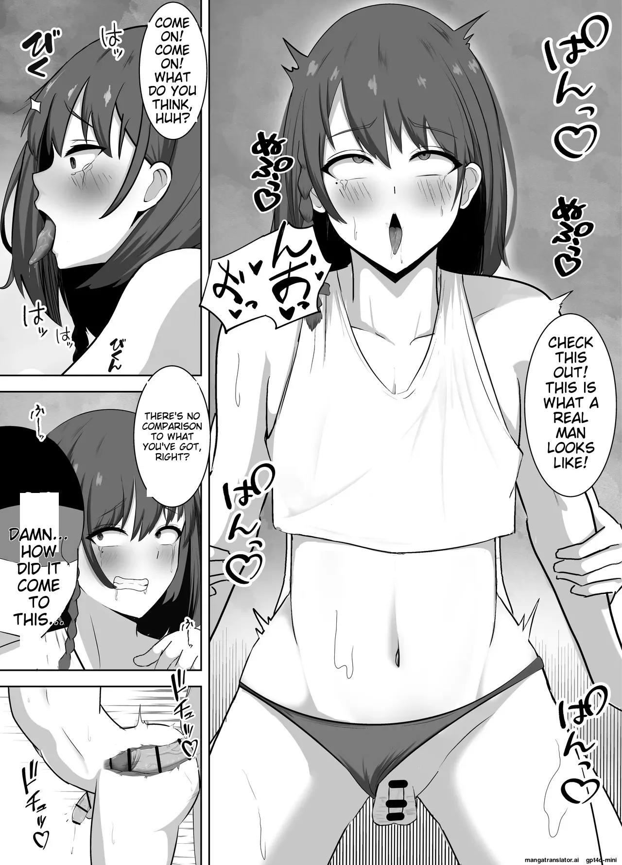 Kane Meate no Josou Danshi ga Seieki Mamire no Maso Buta Chinpo Kurui ni ~Shuuchi Play de Kairaku Ochi~ page 9 full