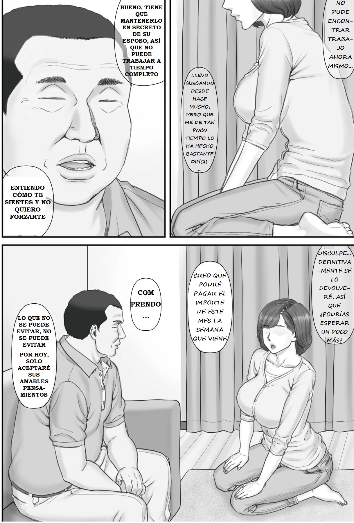 Netorare Shakkin Tsuma ~Kiken na Koushou Hen~ - ESPOSA ENGAÑADA POR DEUDAS  ~CAPITULO DE LA NEGOCIACIÓN PELIGROSA~ page 8 full