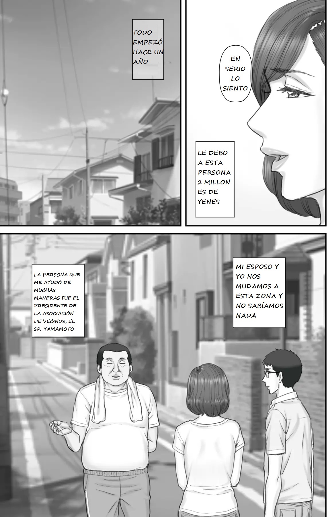 Netorare Shakkin Tsuma ~Kiken na Koushou Hen~ - ESPOSA ENGAÑADA POR DEUDAS  ~CAPITULO DE LA NEGOCIACIÓN PELIGROSA~ page 9 full