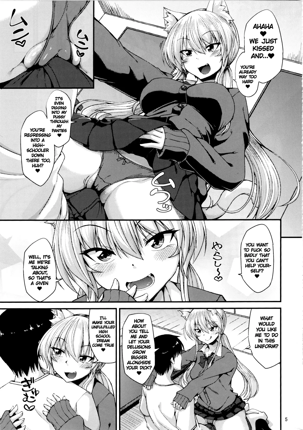 Nekomimi Onee-san to Seifuku Cos de Nyannyan page 6 full