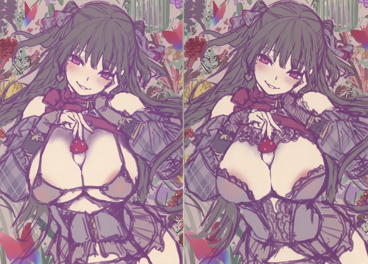 アザトメイキング 初回限定版 とらのあな限定小冊子 安里さん＆紫音さん カラーラフ集 特典 page 2 full