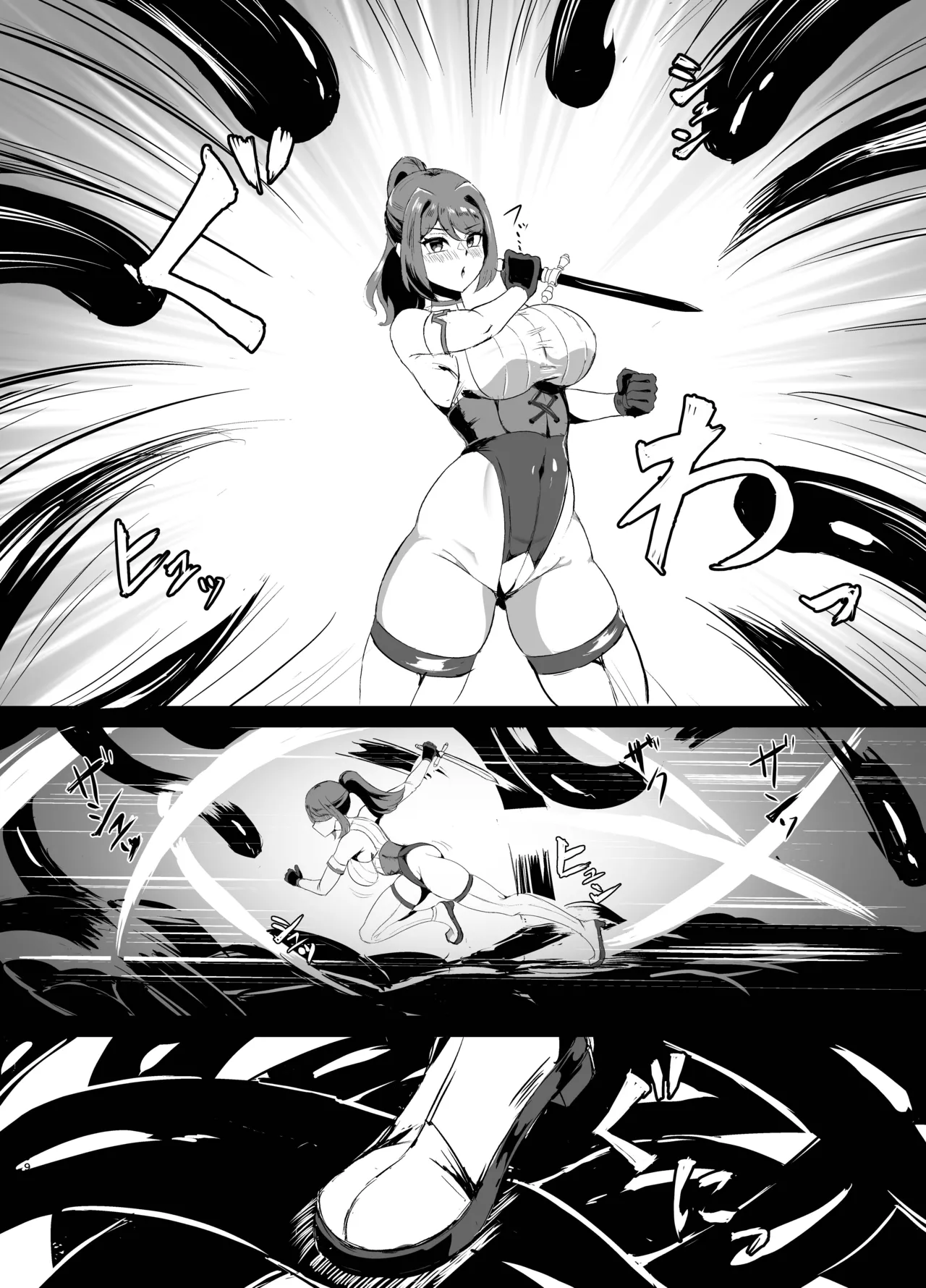 wakate erītona seijo kishi-sama, kyōaku shokushu ni shibora reru 〜 mugen ni i ka sa re buzama haiboku ♡ maryoku-jiru tarenagashi genkai enajīdorein-hen 〜 page 7 full