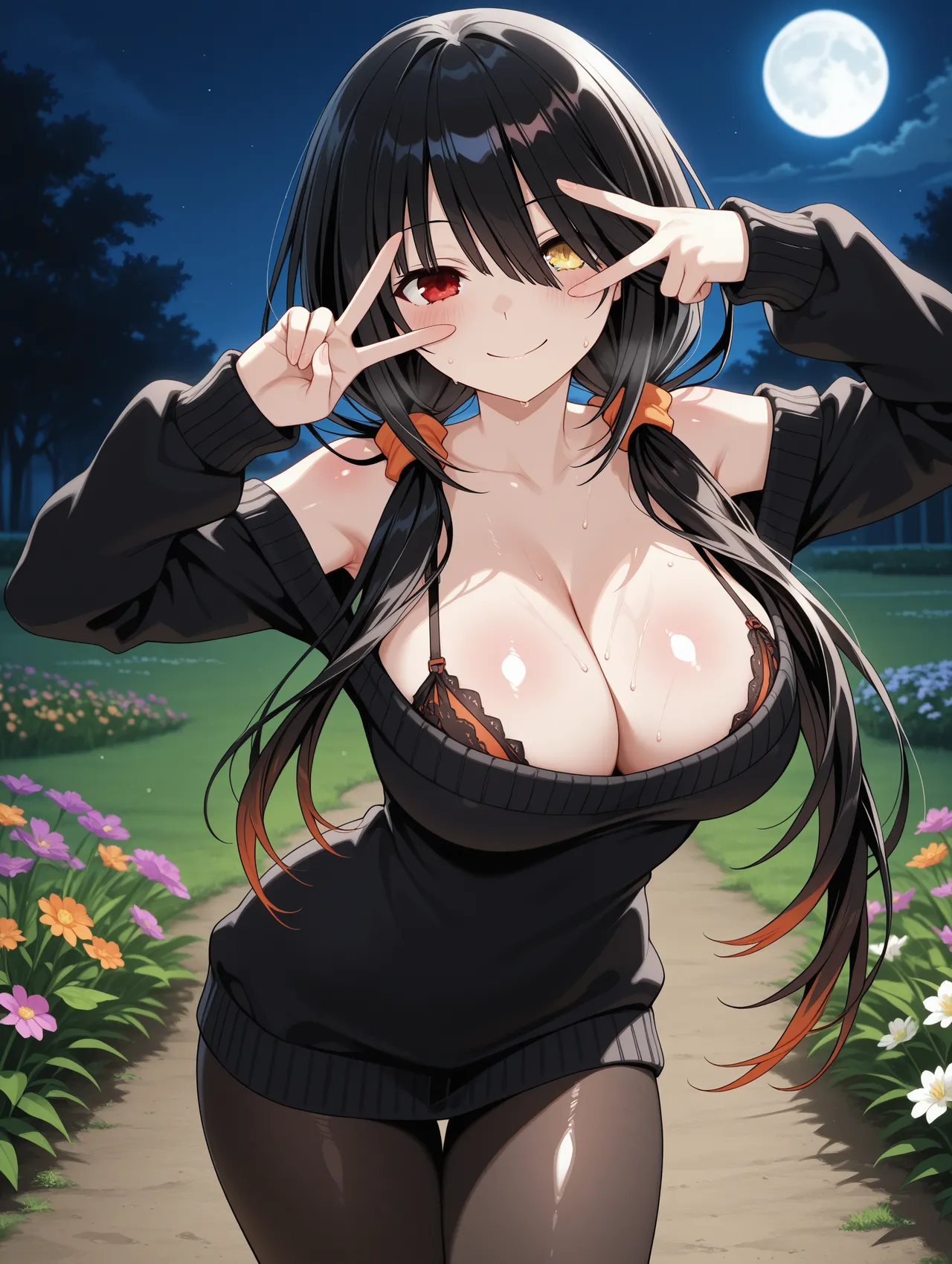 Tokisaki Kurumi - Sweater || Date A Live page 4 full