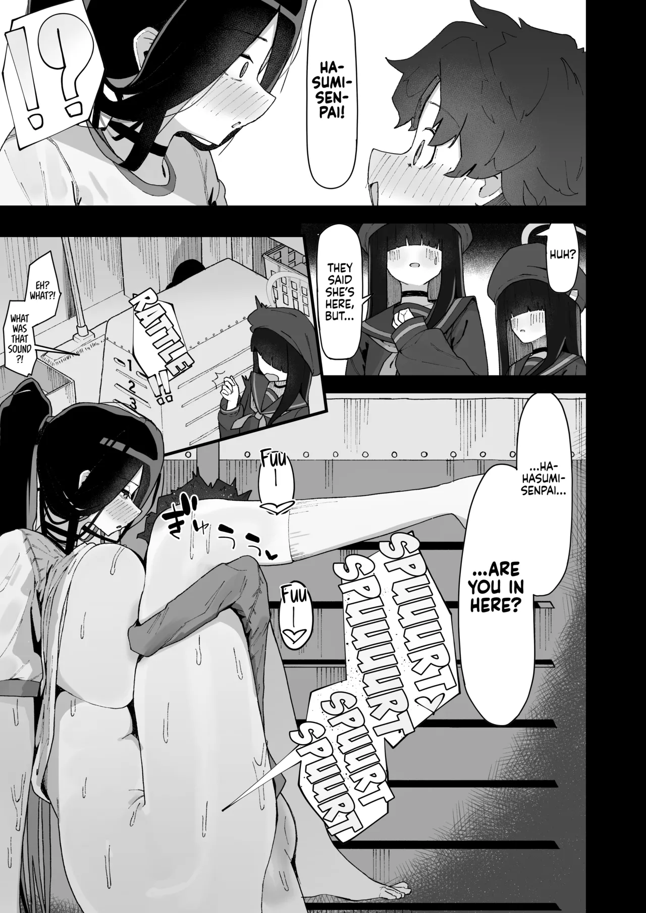 Taiikukan souko de Hasumi to kakurete ecchi ♡ | Hidden Lewding with Hasumi in the gym storage ♡ page 6 full