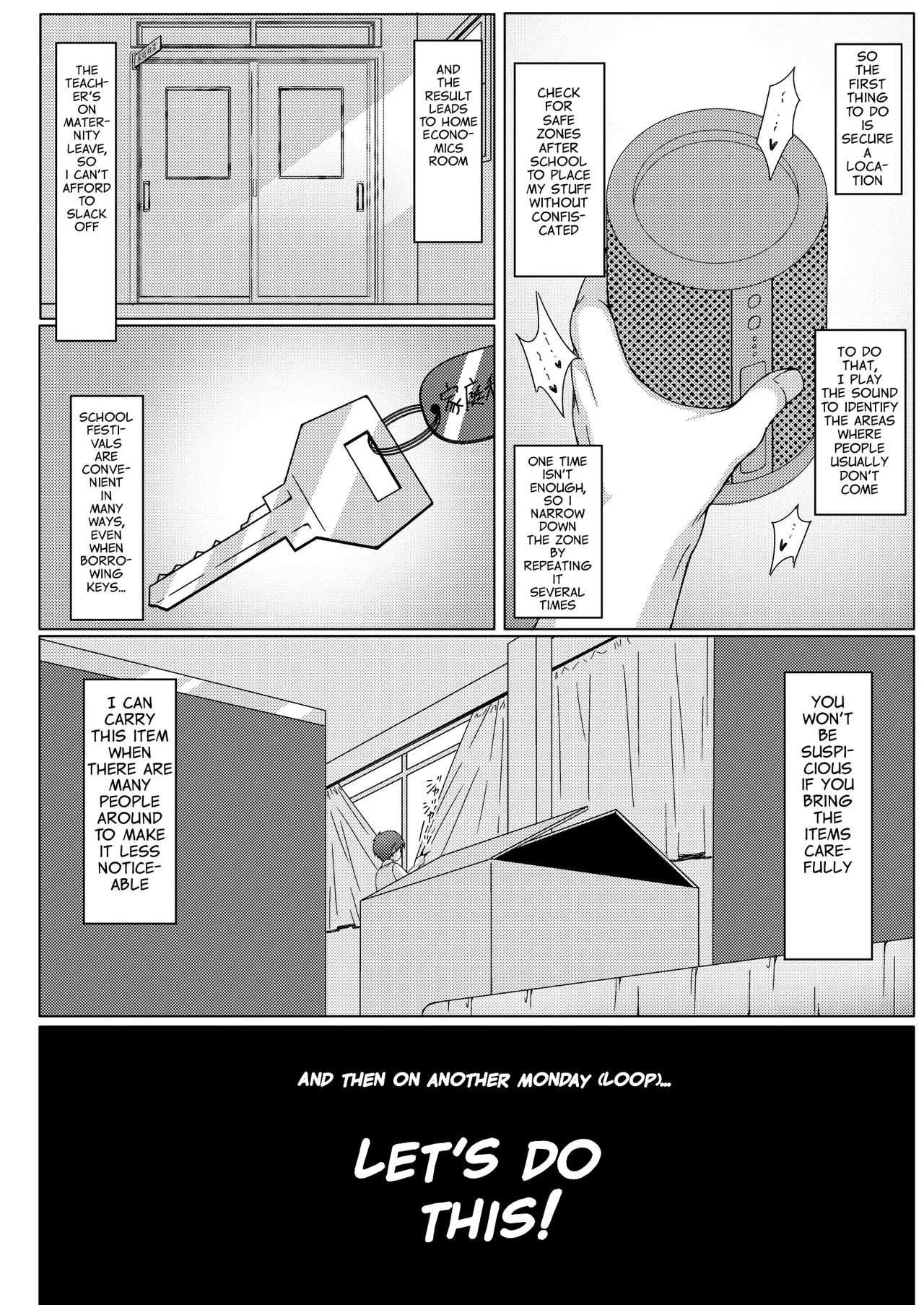 I realized that I was stuck in an infinite loop every week, so I created a sex room at school!   Machine Translation page 5 full