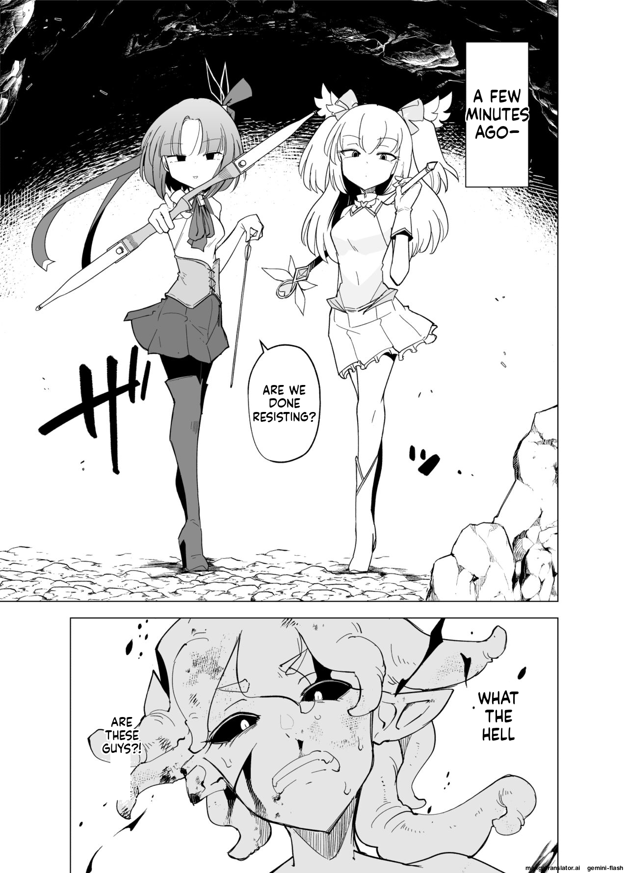 Mahou Shoujo-tachi vs Shokushu-san Kouhen page 2 full