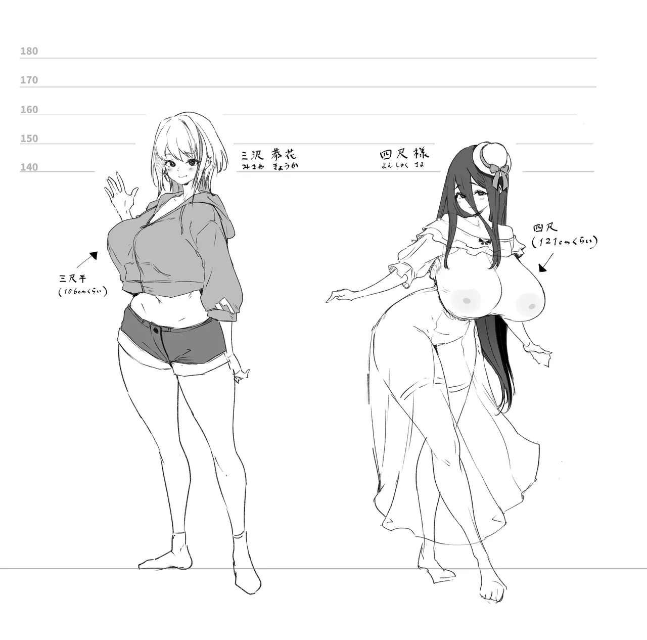 四尺様と三尺半ちゃんのパイズリ漫画 page 7 full