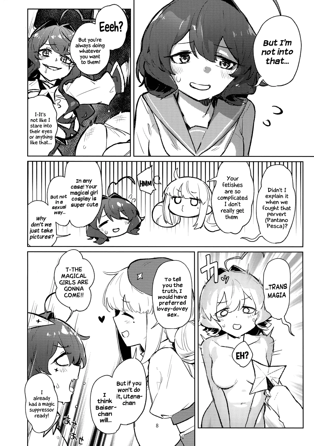 Ah hotel ni mahou shoujo ga | A Magical Girl at the "Aahn!" Hotel page 8 full