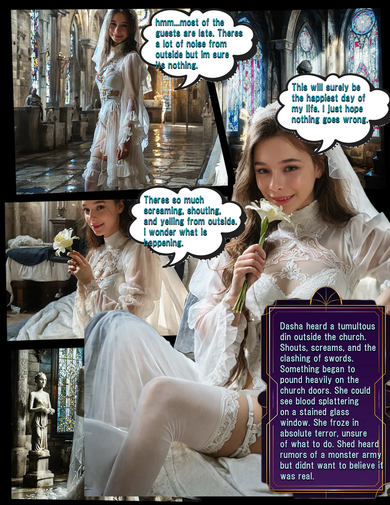 Dungeons and Heroines, Dasha the Ravished Bride page 3 full
