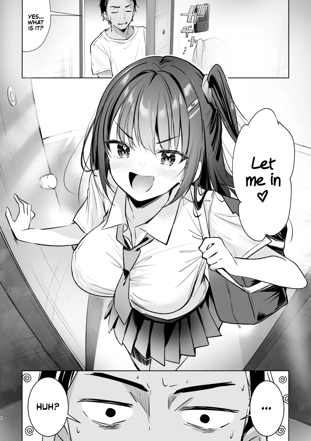 JK ga Oshikakete kita! Yaru shika nee!! ~Manatsu no Asedaku Sex♥? Yuutousei Ayaka no Uraomote~ | A high school girl barged in! I’ve got no choice but to do it!! ~Hot and sweaty summer sex♥ The two sides of honor student Ayaka~ page 6 full