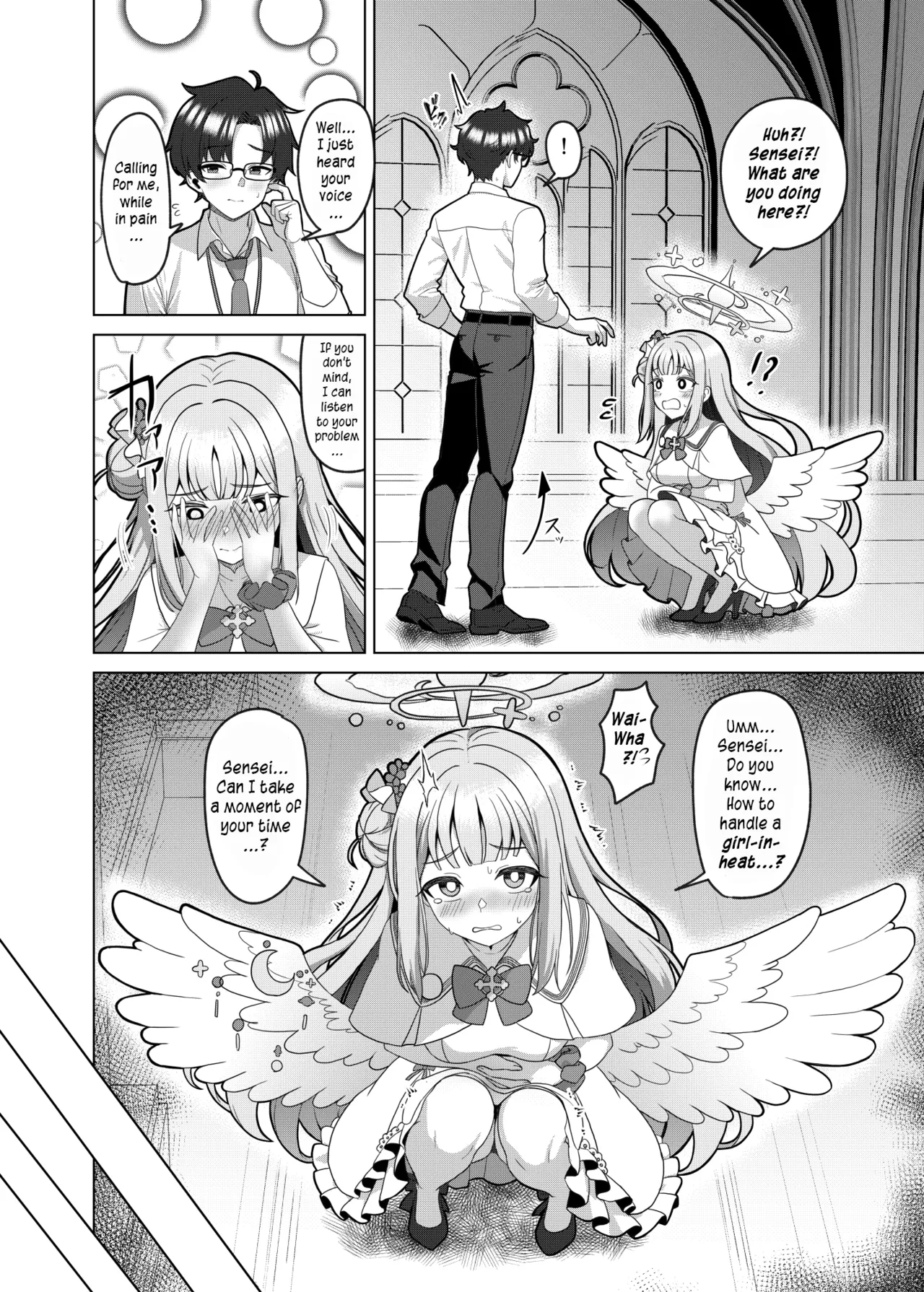 Kivotos no Hatsujouki Mika no Baai | The Case of Mika-in-Heat in Kivotos. page 8 full