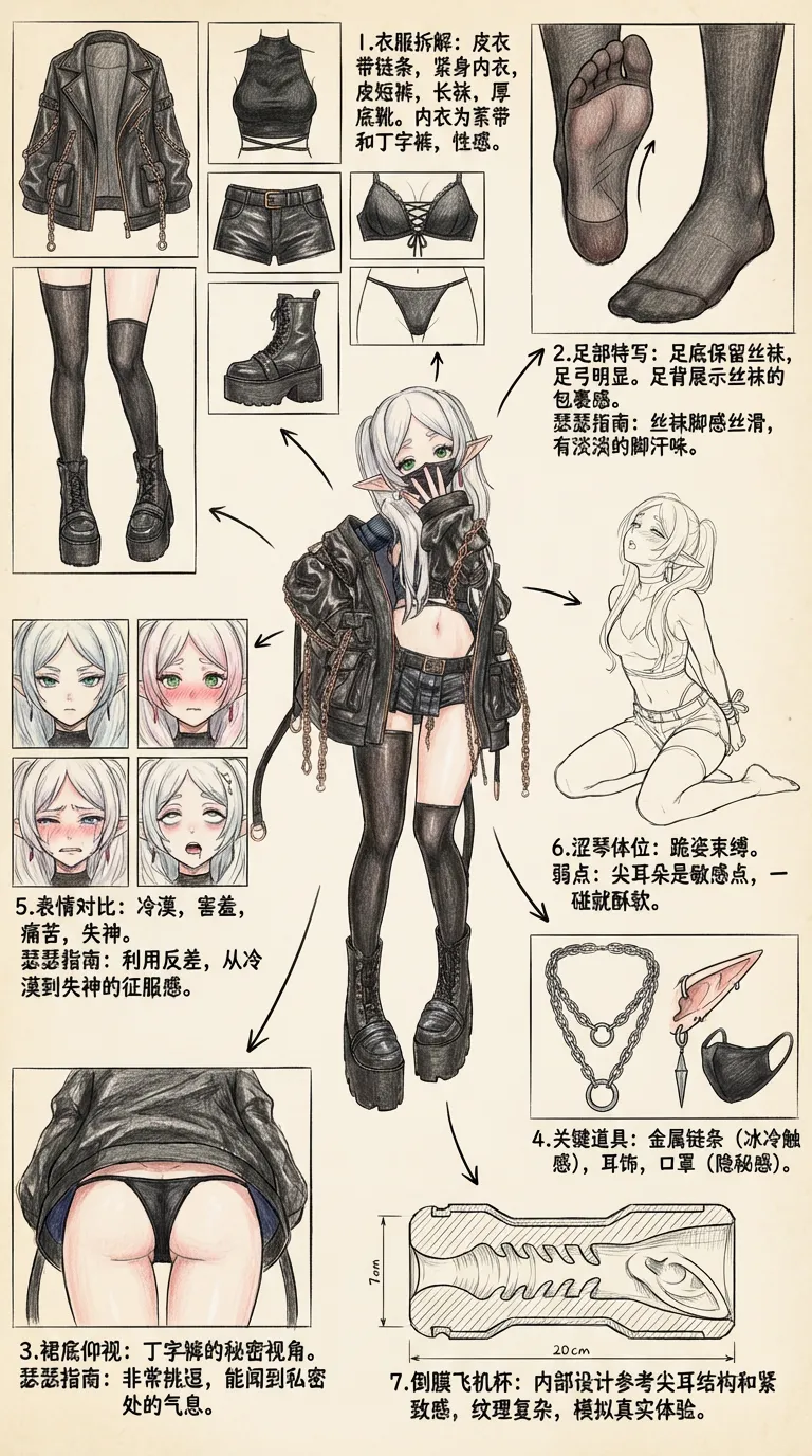 芙丽莲 飞机杯说明书 Flirene Masturbation Cup User Manual page 1 full