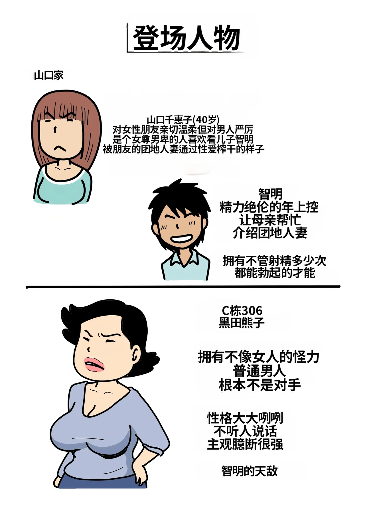 Mob-kao no Koushoku Danchizuma-tachi 3 Monster Shufu no Kumako-san page 2 full