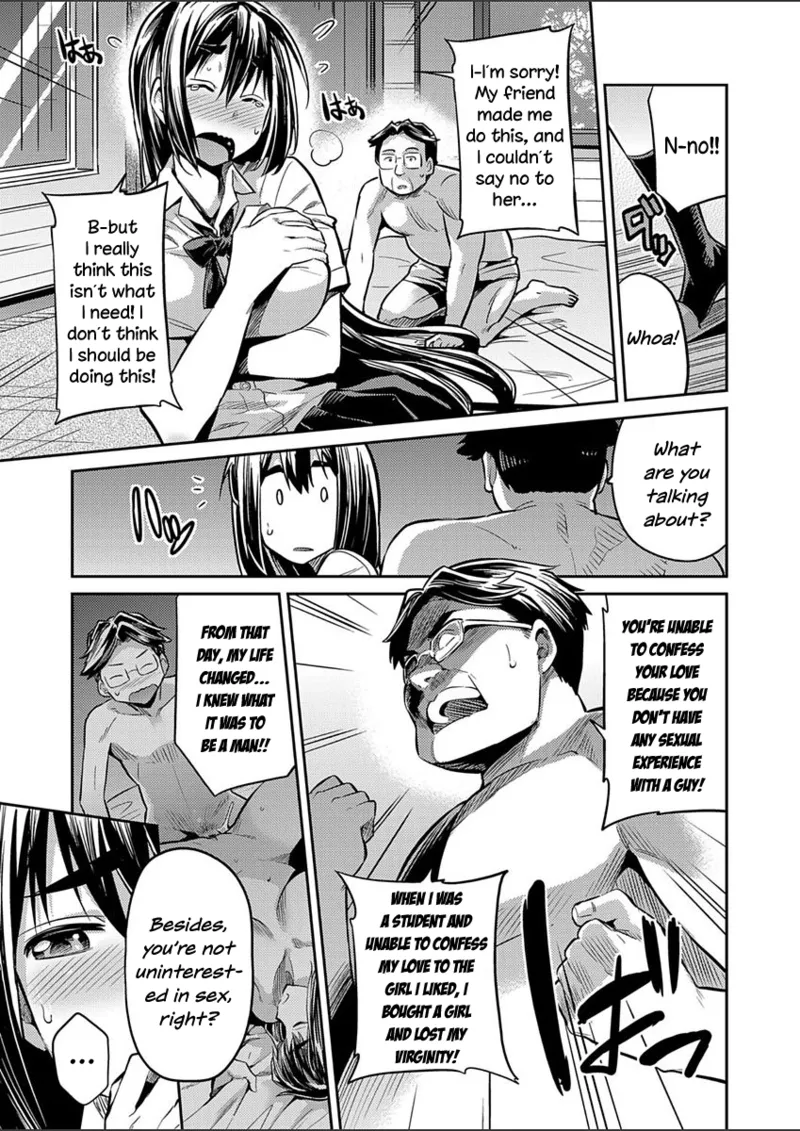 Junjou X Hatsujou X Kuro Gyaru-jou - Jimiko na Watashi ga Enkou Bitch JK ni Natta Riyuu | Innocence X Arousal X Black Gyaru ~Why A Plain Girl Like Me Became A High-School Bitch Prostitute~ page 5 full