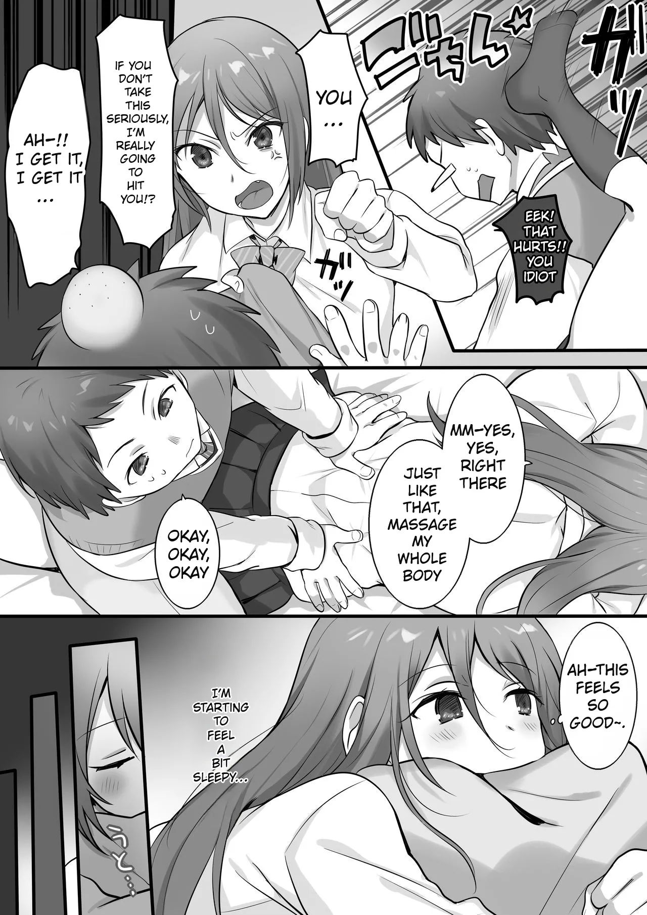 I Tried Giving a Sensual Massage to My Older Sister, Who’s Ranked #2 Nationwide in Karate - Ready to Be Killed for It. page 8 full