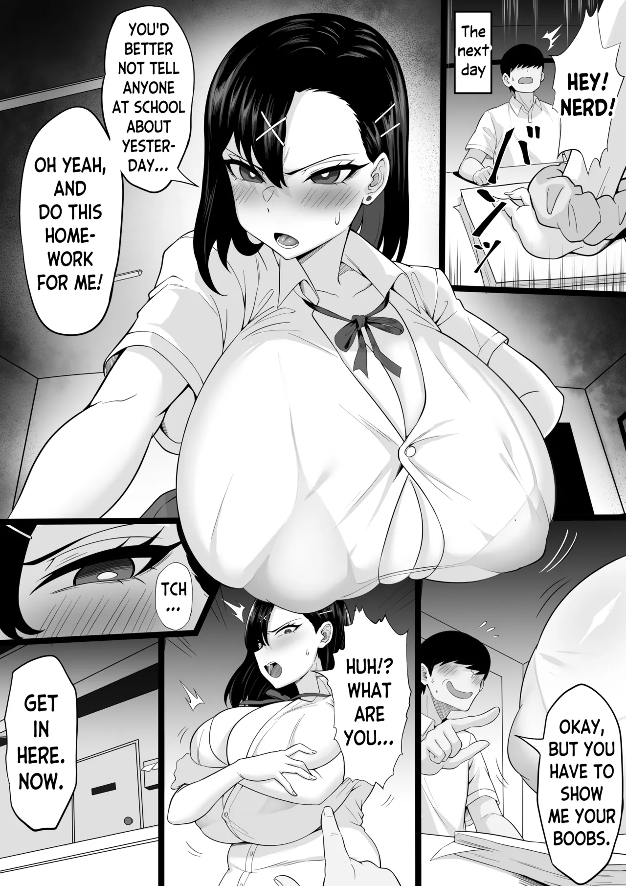 Bakunyuu Gal no Kakushigoto | Busty Gyaru's Secret page 9 full