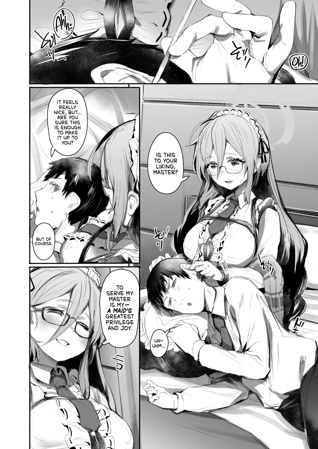 Extra Service Shuujitsu Mitchaku Noukou Houshi | Extra Service: Tender Loving Care, All Day Long page 3 full