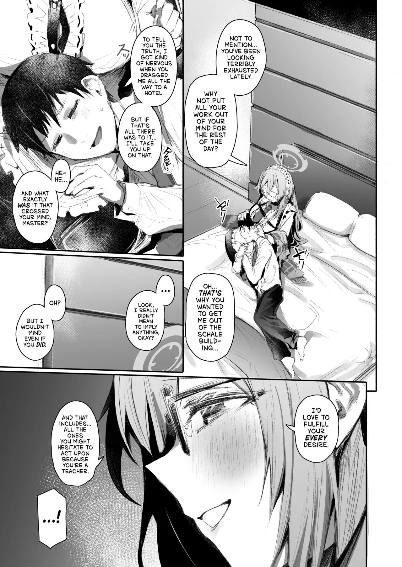 Extra Service Shuujitsu Mitchaku Noukou Houshi | Extra Service: Tender Loving Care, All Day Long page 4 full