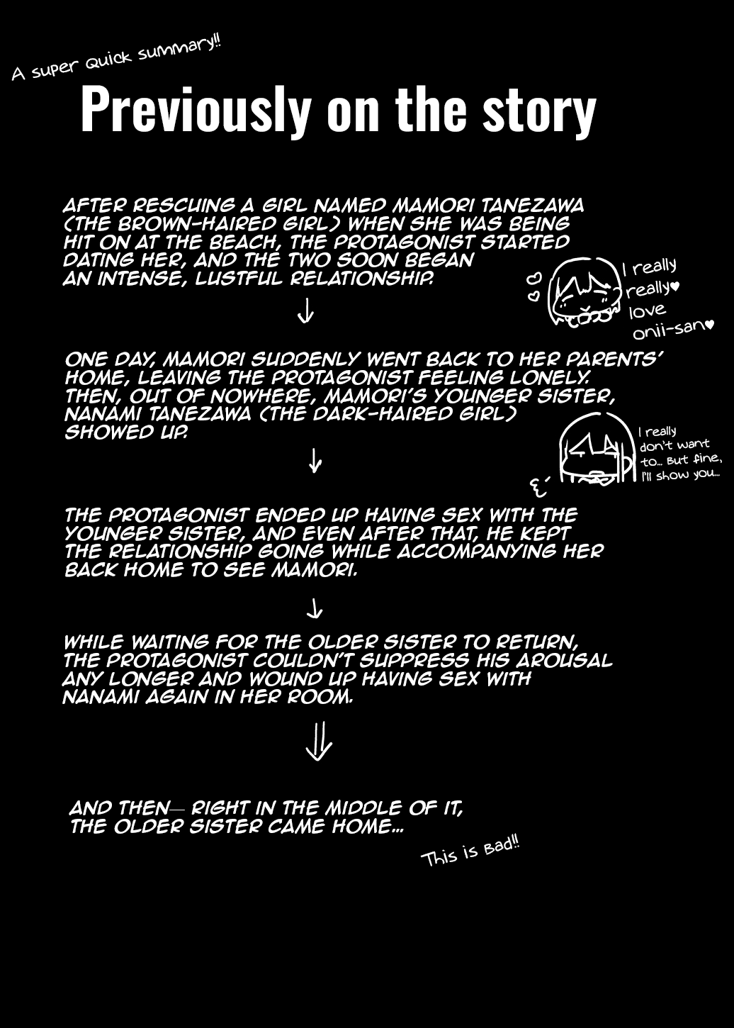 "Nee... Onii-san shimasen ka" | "Hey… wanna do it, Onii-san" page 5 full