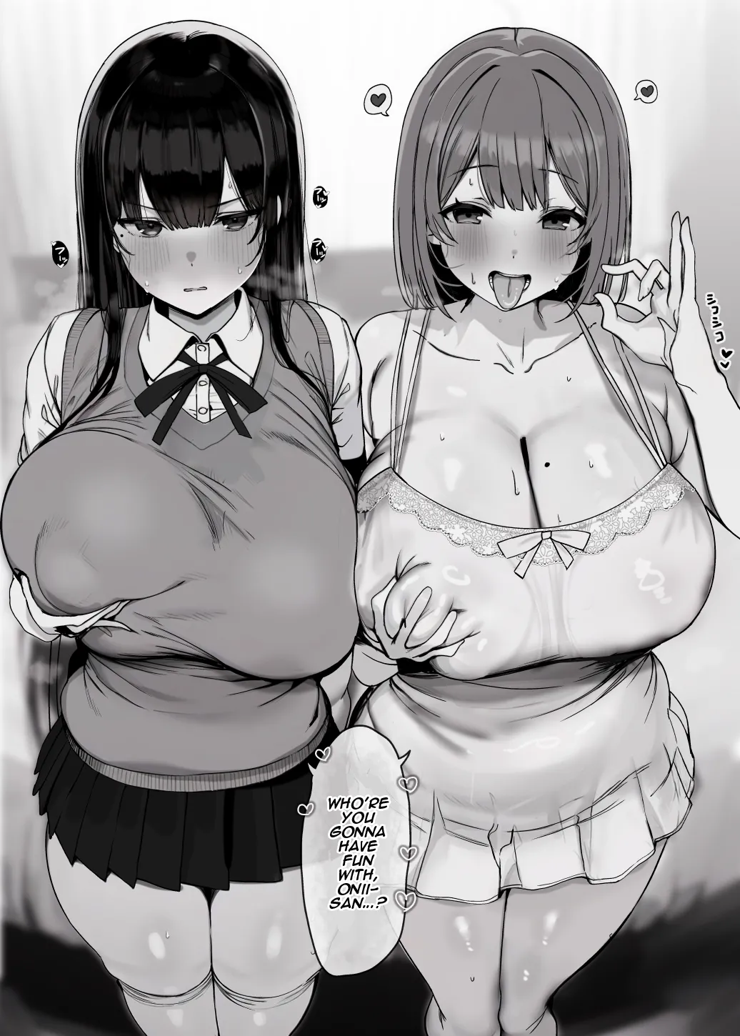 "Nee... Onii-san shimasen ka" | "Hey… wanna do it, Onii-san" page 6 full