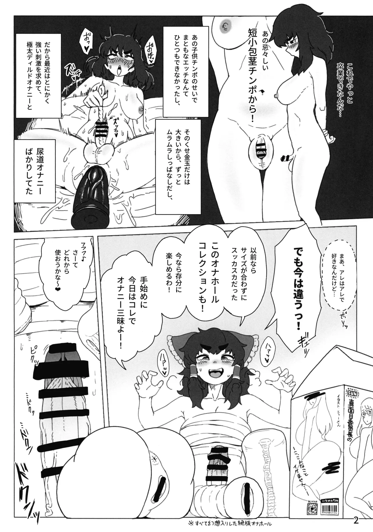 Touhou Futanari Jihen Miko to Yousei, Hajimete no Nyoudou Sex page 4 full