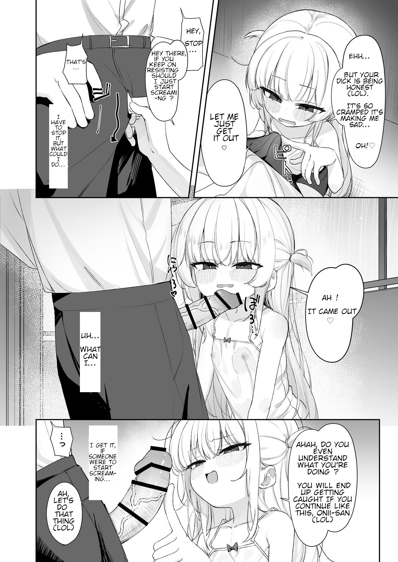 Amenochi Loli ~Mesugaki ni Okasaremakuru Ohanashi~ | Loli after the rain ~ A story about being assaulted by a brat page 7 full