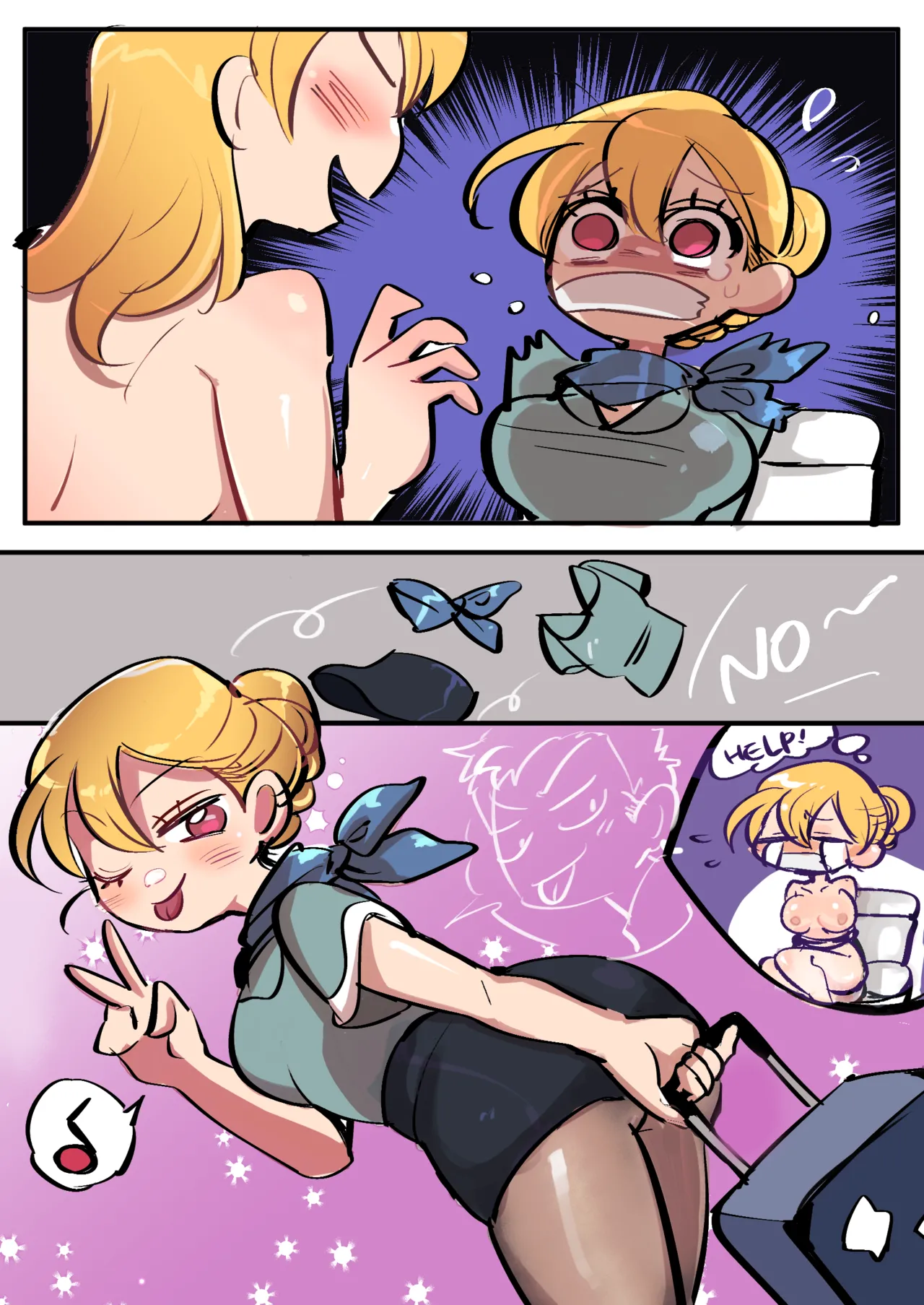 Become a stewardess /化身美女空姐 page 4 full