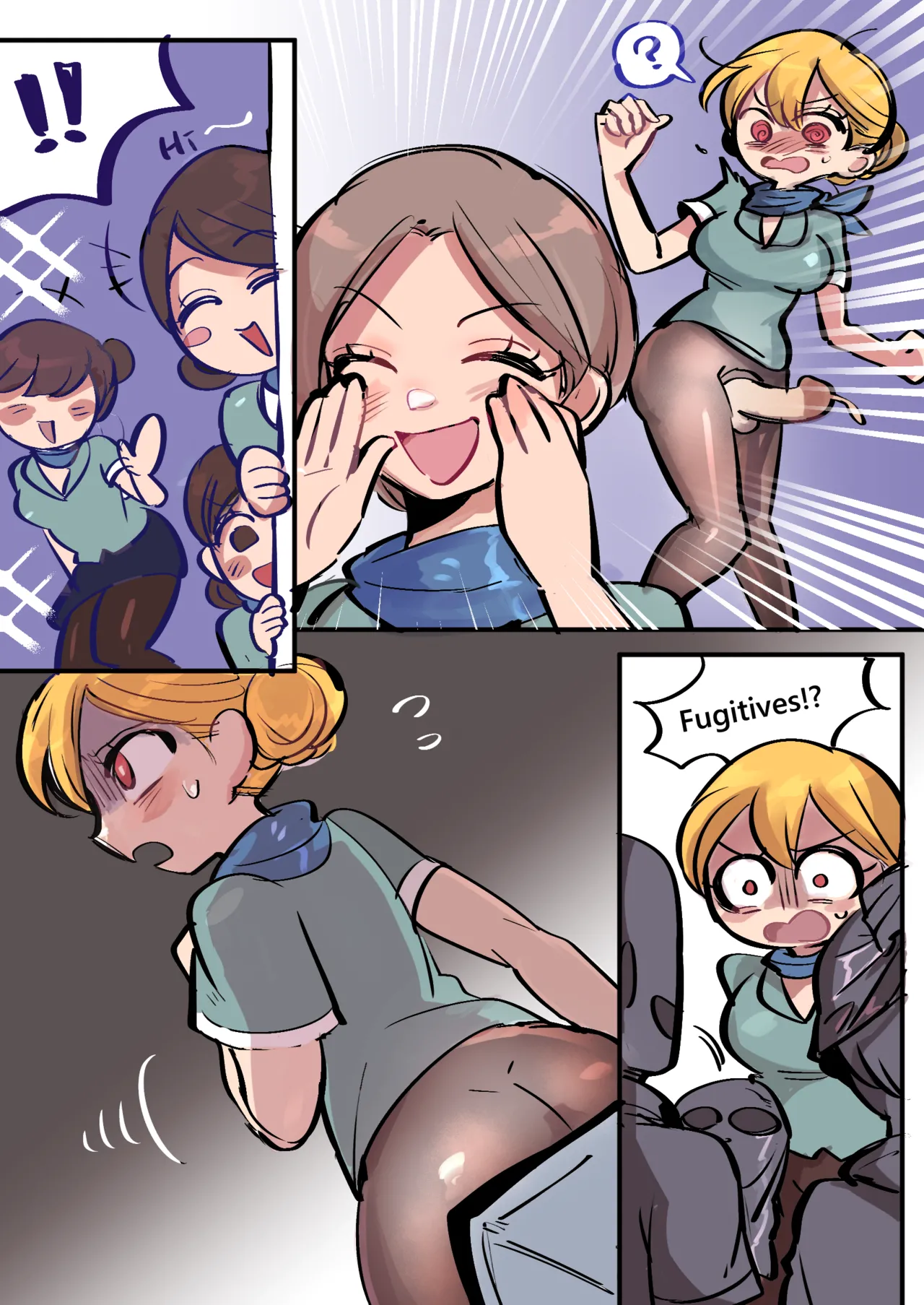 Become a stewardess /化身美女空姐 page 7 full