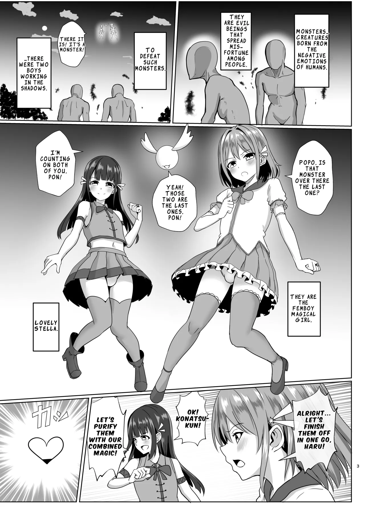 Otokonoko Mahou Shoujo no Ecchi na Maryoku Hokyuu | Femboy Magical Girl’s Naughty Mana Recharge page 2 full