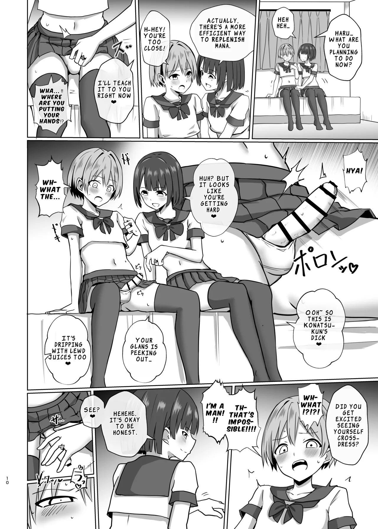 Otokonoko Mahou Shoujo no Ecchi na Maryoku Hokyuu | Femboy Magical Girl’s Naughty Mana Recharge page 9 full