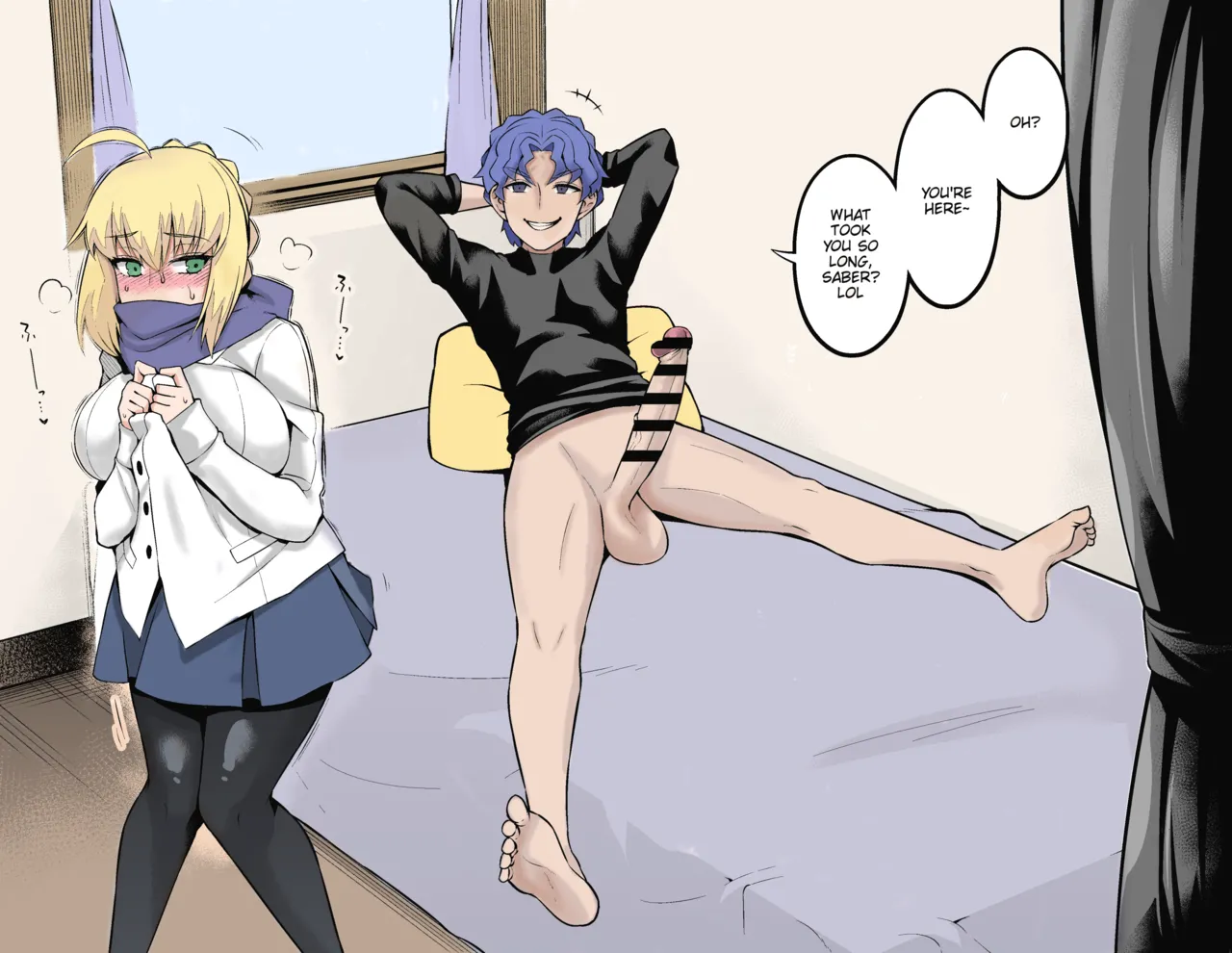 Saber, Botebara ni...❤ | Saber Now Has A Big Belly❤️ page 2 full