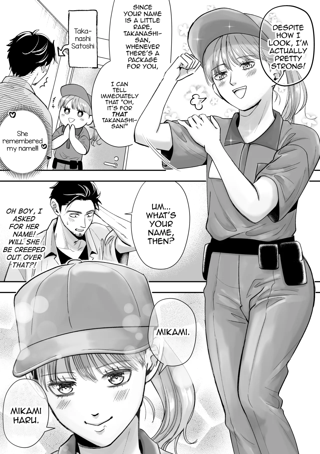 Otoko no Ko otodokeshimasu! ~Itsumo kuru Haitatsuin-san ga masaka no Otoko no Ko dattakedo mayowazu hameta~ page 8 full
