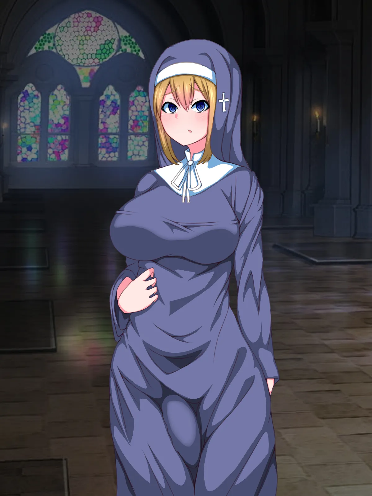 There's No Way This Futanari Nun Will Lose to the Pleasures of Immoral Ejaculation! page 10 full